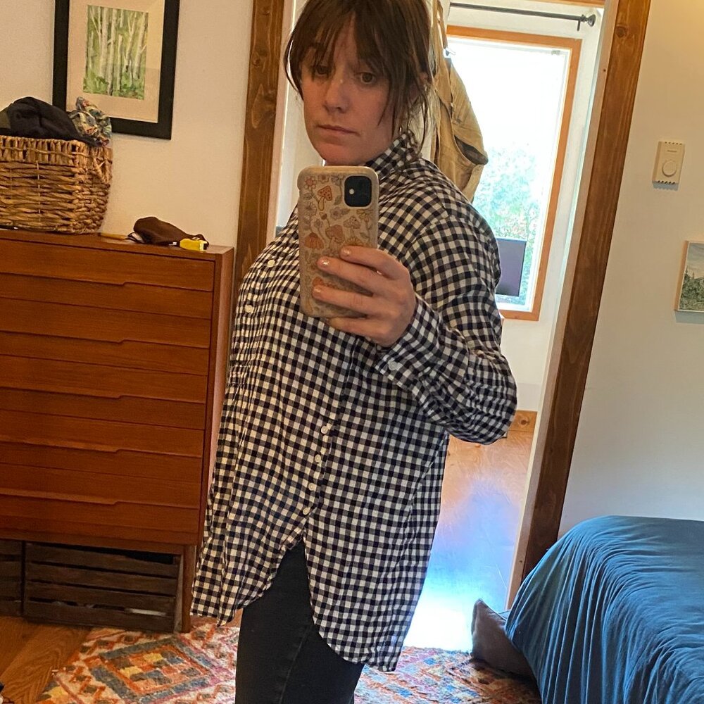Madewell Gingham Shirt Size M